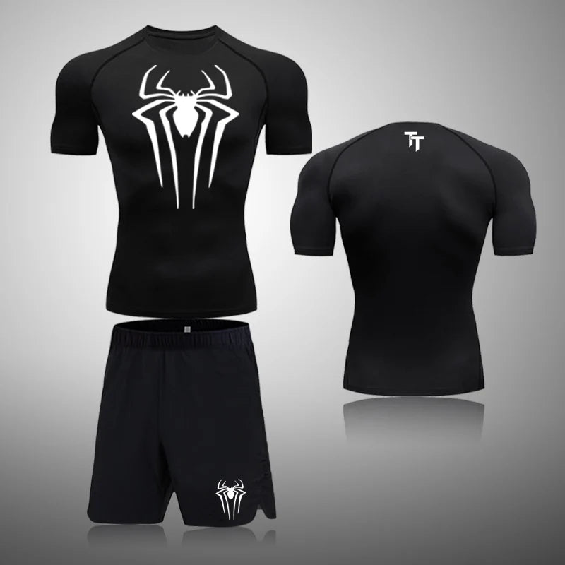 TIMWOODER Spiderman Shirts, Men's Compression Shirt, Short Sleeve 3D Print  Fitness Sports Shirt Gym T-Shirt : : Clothing, Shoes & Accessories